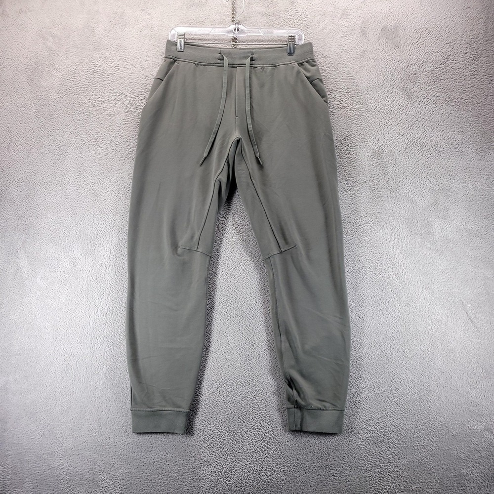 Lululemon Pants Mens M Green City Sweat Joggers Gym Workout Athletic Stretch